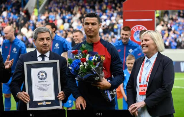 V站体育官方资讯-123球+43次助攻 C罗国家队200场出战纪录用时20年